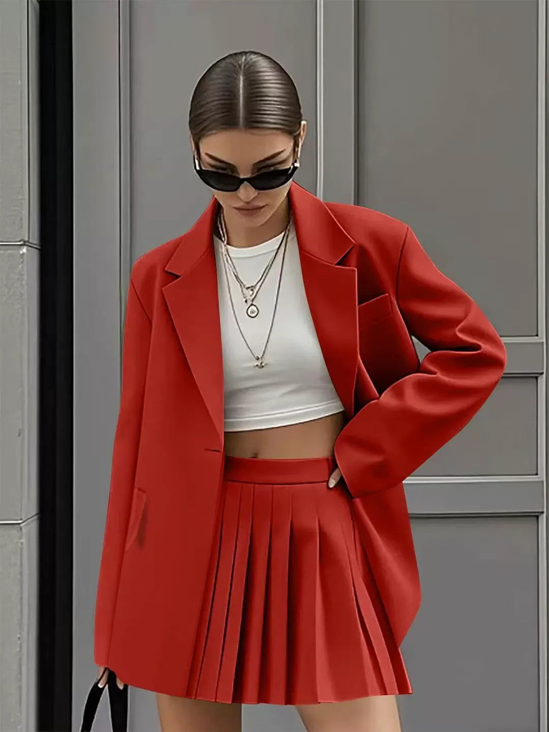 Robe Féminine Élégante Plissée pour Femme