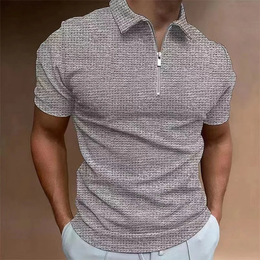 Polo Homme Manches Courtes Classique Taille Grande - PanierRoyale