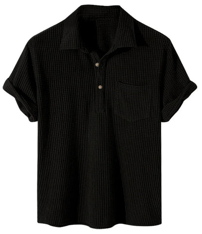 Polo Homme Rayé Grand Taille Été Décontracté - PanierRoyale