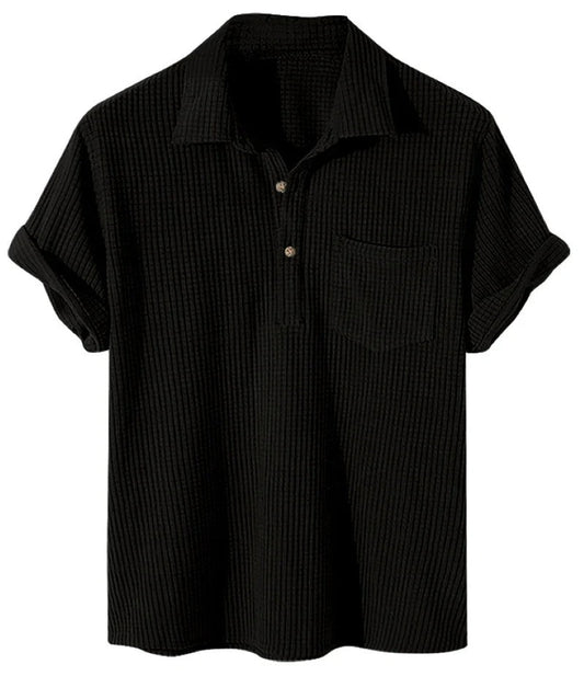 Polo Homme Rayé Grand Taille Été Décontracté - PanierRoyale