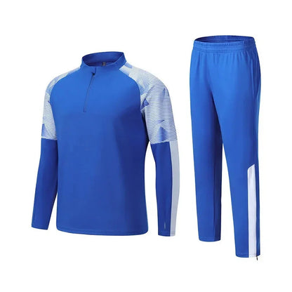 Ensemble de survêtement unisexe léger demi-zip coupe ajustée