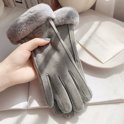 Gants Femmes Hiver Chauds et Élégants pour Jours de Neige - PanierRoyale