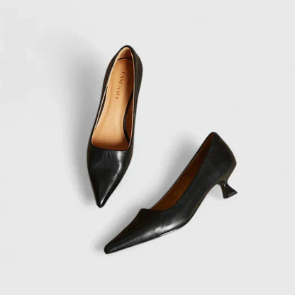 Escarpins Femme Classiques à Pointe Fine et Talon Bas