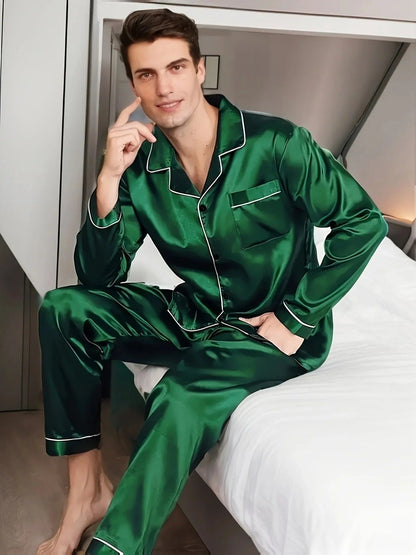Pyjama Homme Doux et Confortable pour Domicile