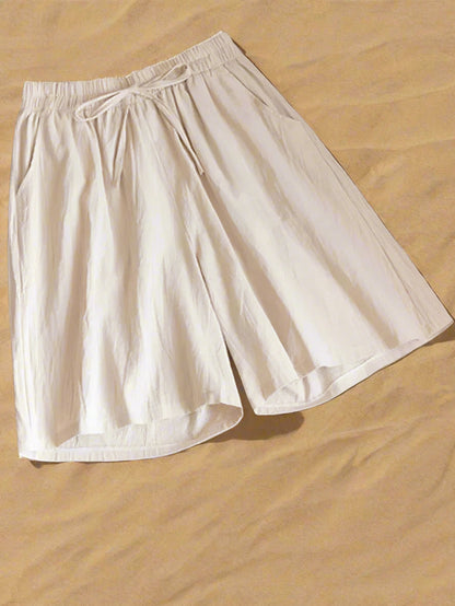 Short Féminin Élastique Confort pour Été