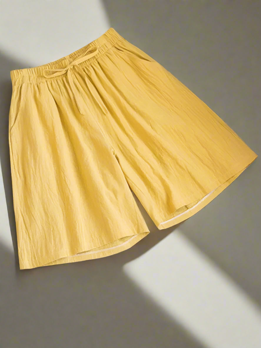 Short Féminin Élastique Confort pour Été