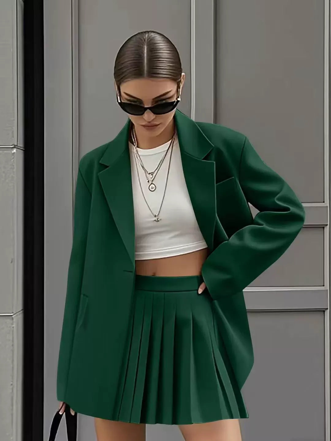 Robe Féminine Élégante Plissée pour Femme