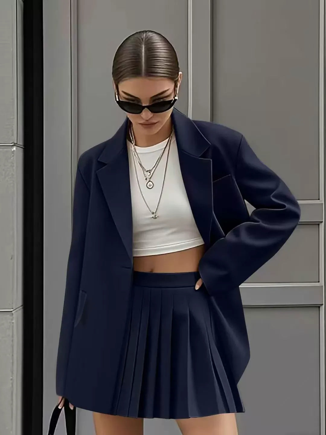 Robe Féminine Élégante Plissée pour Femme