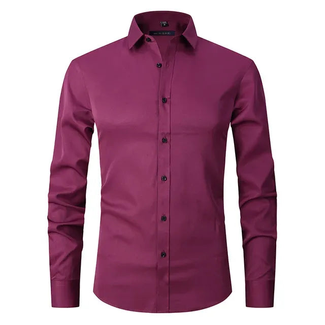Chemise Homme Classique en Coton Doux et Léger
