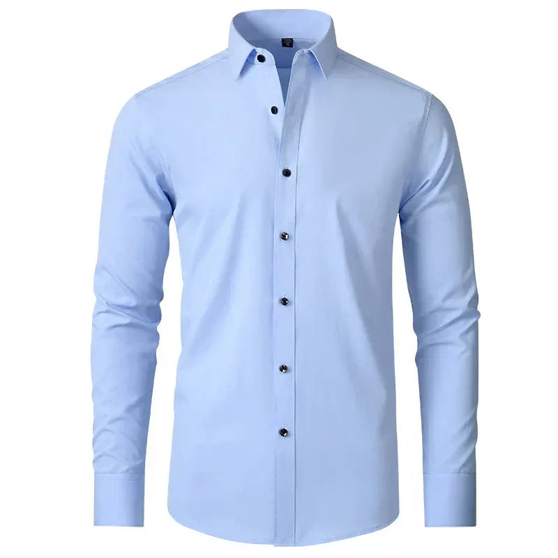 Chemise Homme Manches Longues pour Travail et Loisirs