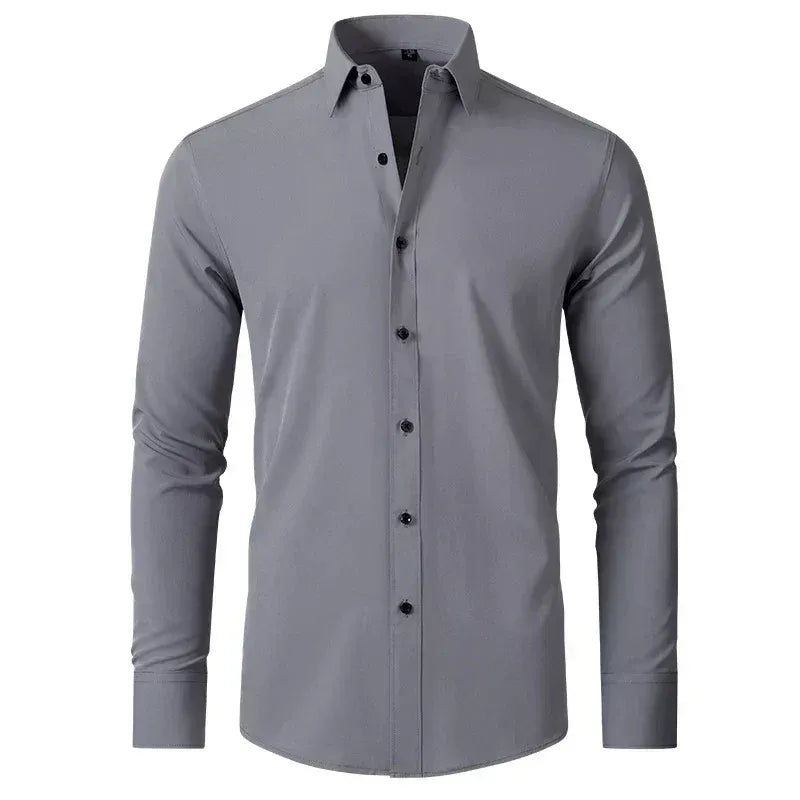 Chemise Homme Manches Longues pour Travail et Loisirs