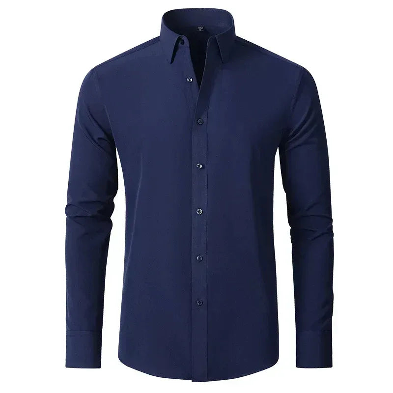 Chemise Homme Manches Longues pour Travail et Loisirs
