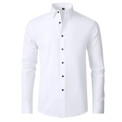 Chemise Homme Manches Longues pour Travail et Loisirs
