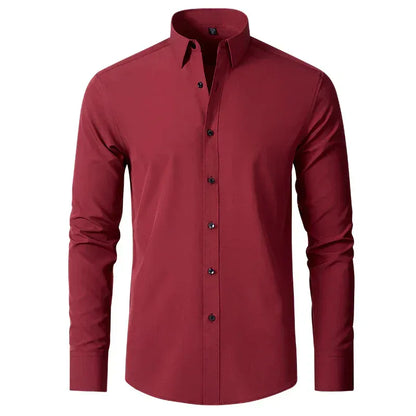 Chemise Homme Manches Longues pour Travail et Loisirs
