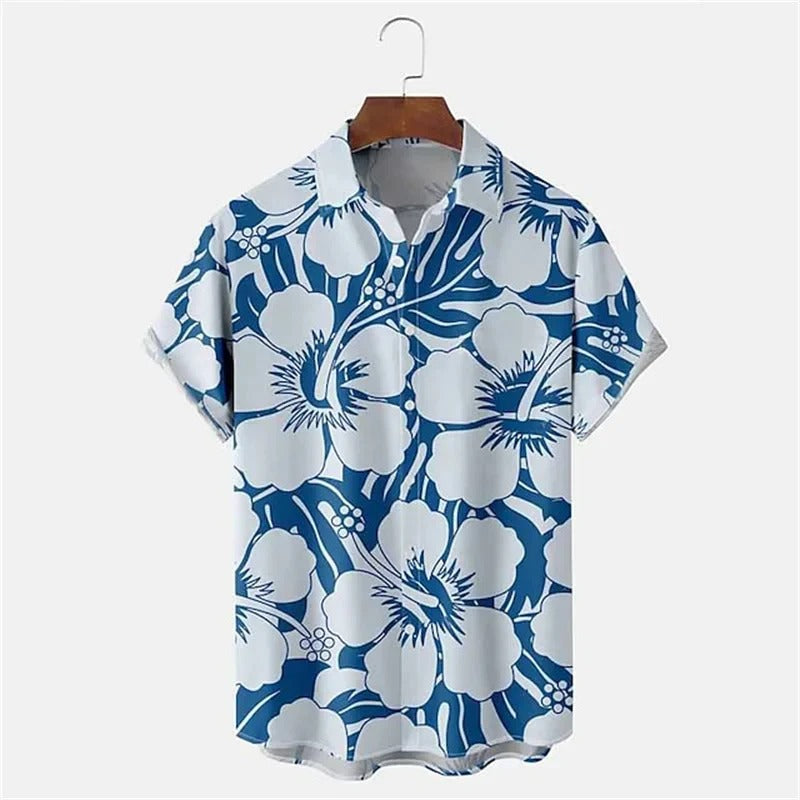 Chemise Homme Décontractée Large pour Été