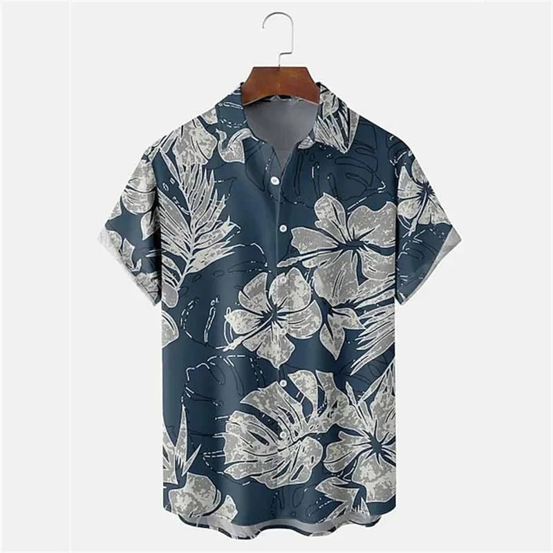 Chemise Homme Décontractée Large pour Été