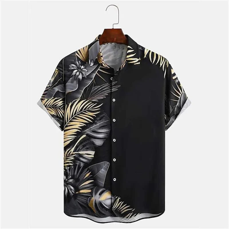 Chemise Homme Décontractée Large pour Été