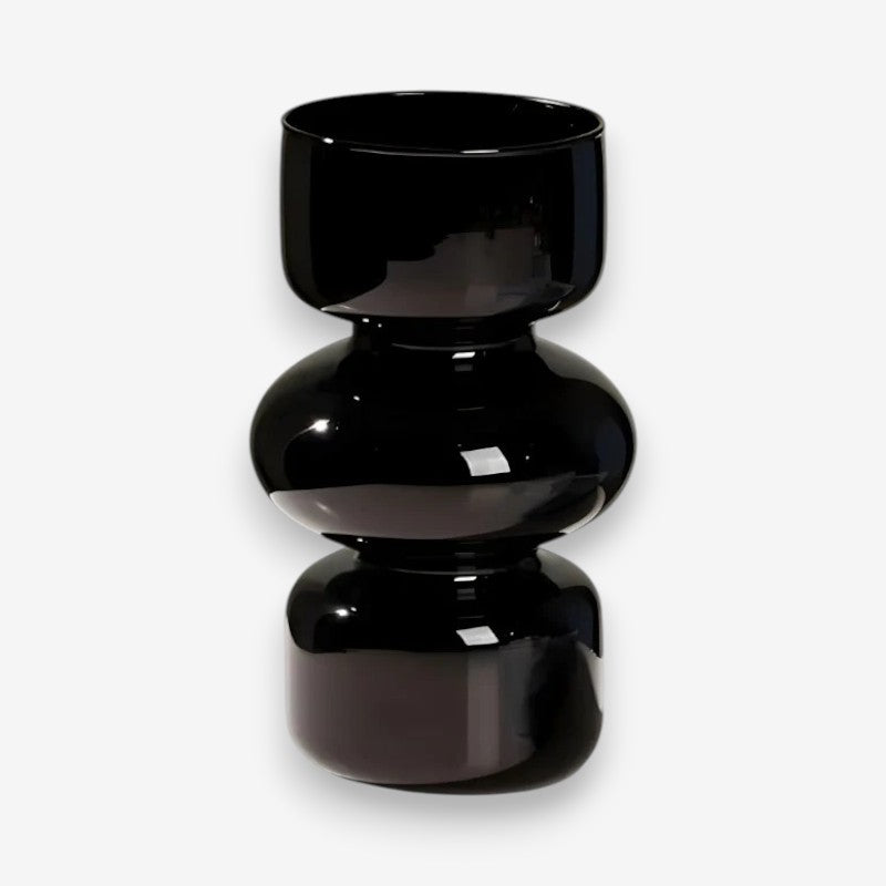 Vase Déco en Verre Transparent Élégant pour Intérieur - PanierRoyale