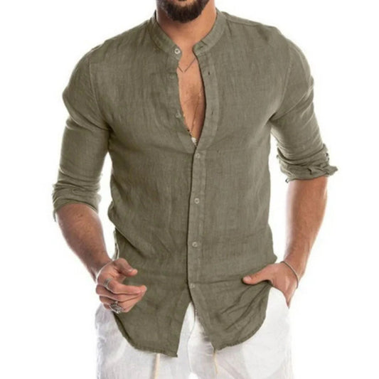 Chemise Homme Manches Longues Légère et Fresh pour Été - PanierRoyale