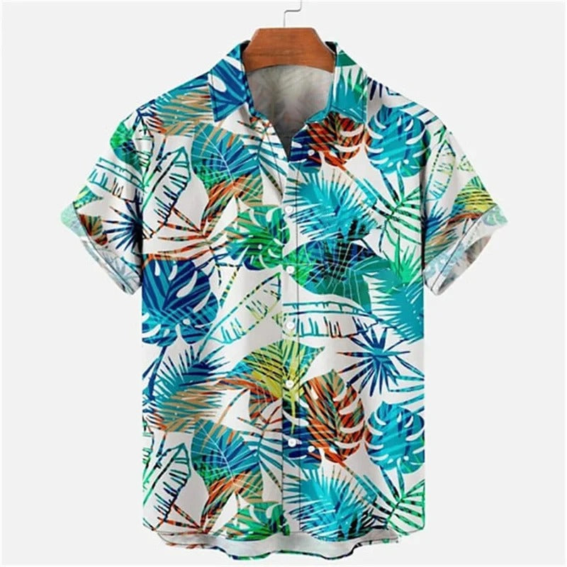 Chemise Homme Décontractée Large pour Été