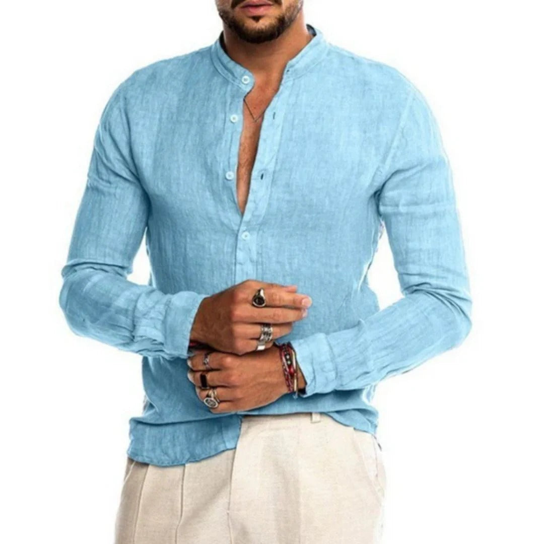 Chemise Homme Manches Longues Légère et Fresh pour Été