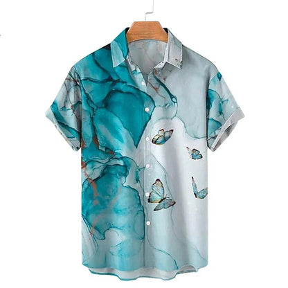 Chemise Homme Décontractée Large pour Été