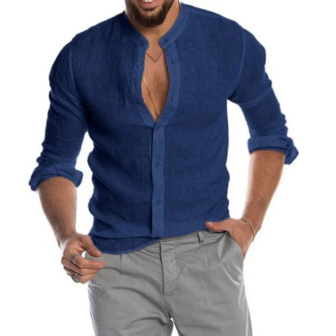 Chemise Homme Manches Longues Légère et Fresh pour Été