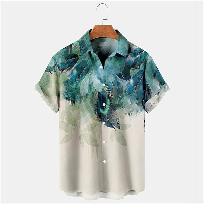 Chemise Homme Décontractée Large pour Été