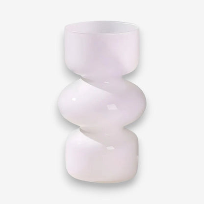 Vase Déco en Verre Transparent Élégant pour Intérieur