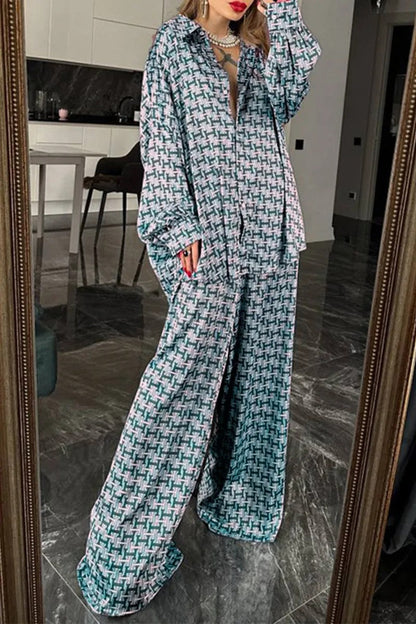 Robe Deux Pièces Élégante Florale pour Femme Taille Élastique - PanierRoyale