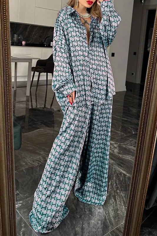 Robe Deux Pièces Élégante Florale pour Femme Taille Élastique - PanierRoyale