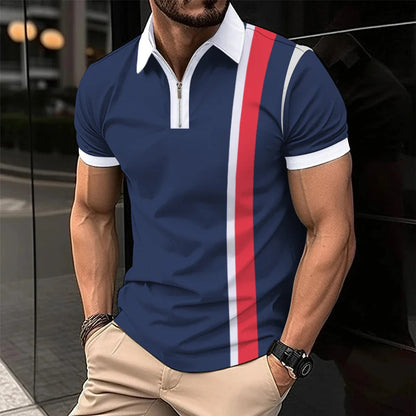 Polo Homme Rayé Grand Taille Été Chic