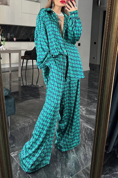 Robe Deux Pièces Élégante Florale pour Femme Taille Élastique