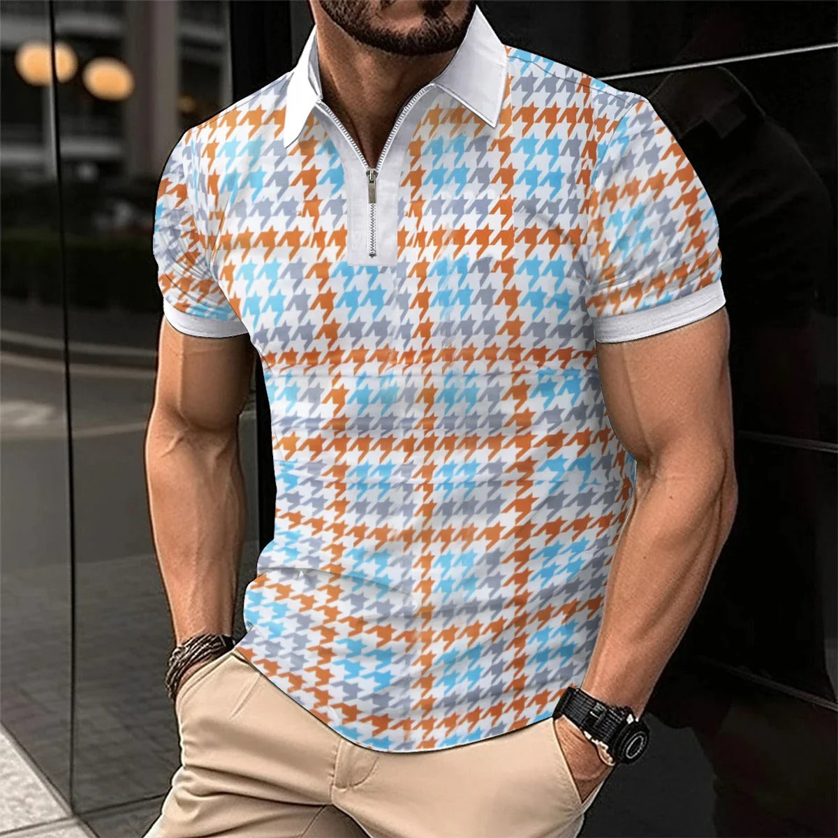 Polo Homme Rayé Grand Taille Été Chic