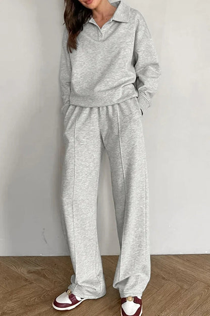 Costume Femme Décontracté Pantalon Élégant Taille Relâchée - PanierRoyale
