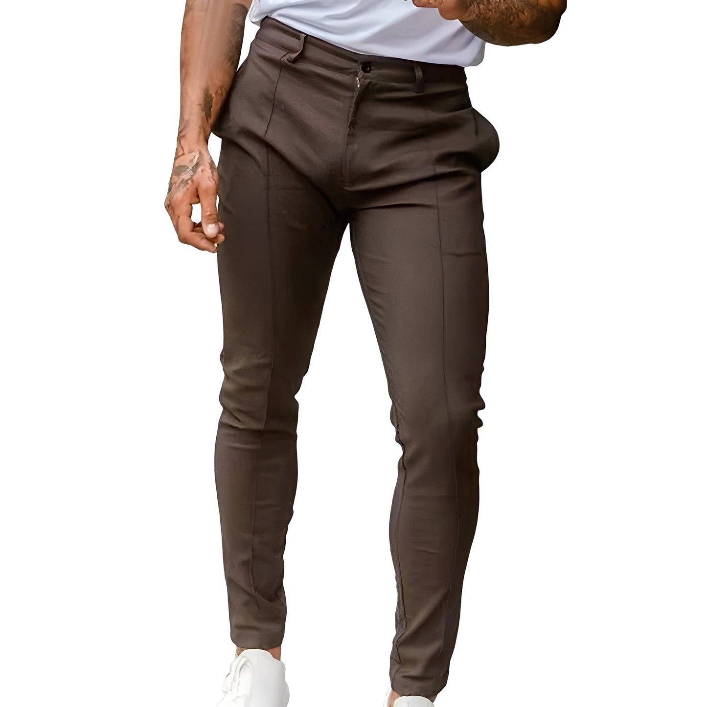Pantalon Homme Slim Chic pour Travail et Week-end