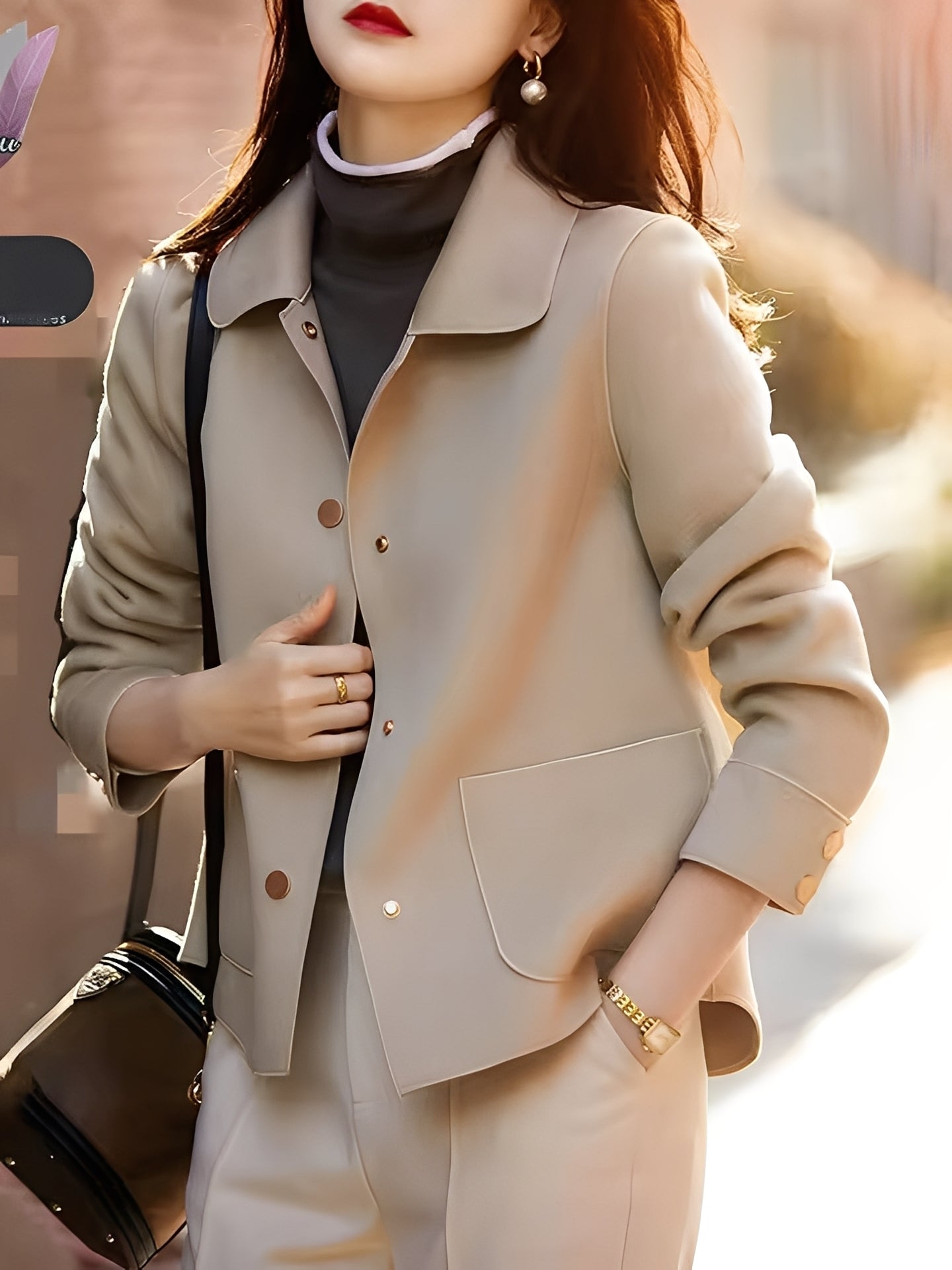 Veste Femme Chic et Professionnelle pour Bureau et Ville - PanierRoyale