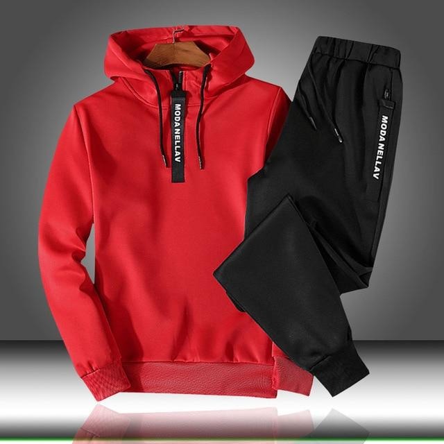 Combinaison Sport Homme Zipée et Pantalon ChinoSlim pour Demi-Saison