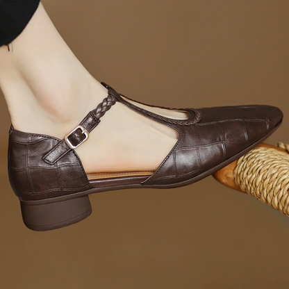 Chaussures Mary Jane Femme Bride Tressée Style Classique