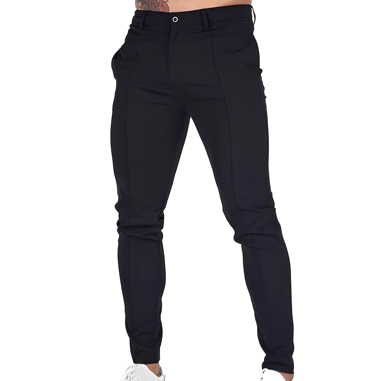 Pantalon Homme Slim Chic pour Travail et Week-end