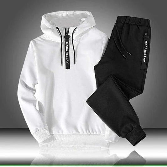 Combinaison Sport Homme Zipée et Pantalon ChinoSlim pour Demi-Saison - PanierRoyale
