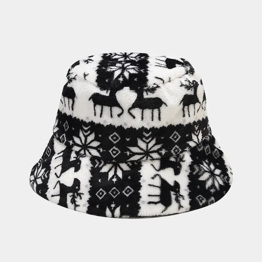 Chapeau Hiver Étoffé au Cerf pour Homme - PanierRoyale