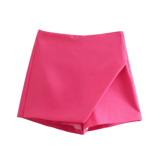 Jupe Femme Courte Élastique avec Fermeture Latérale - PanierRoyale