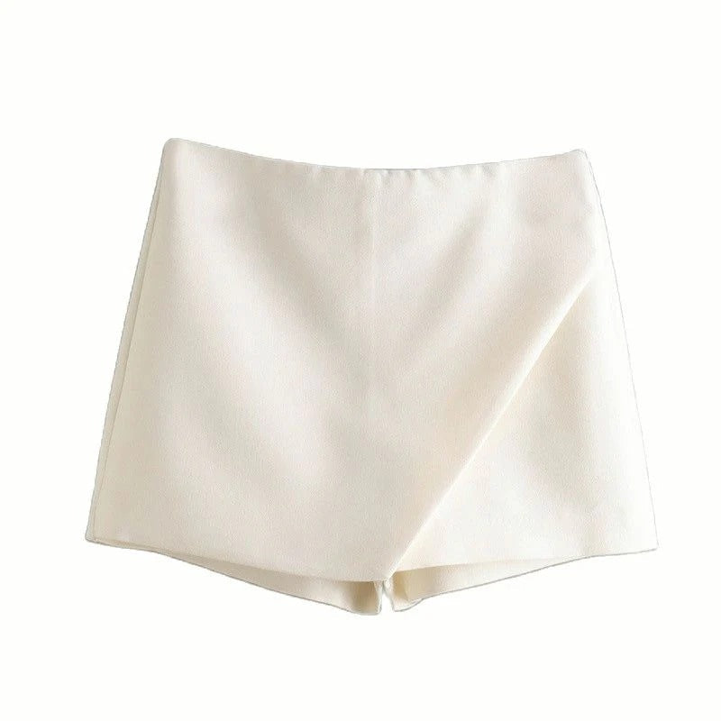 Jupe Femme Courte Élastique avec Fermeture Latérale