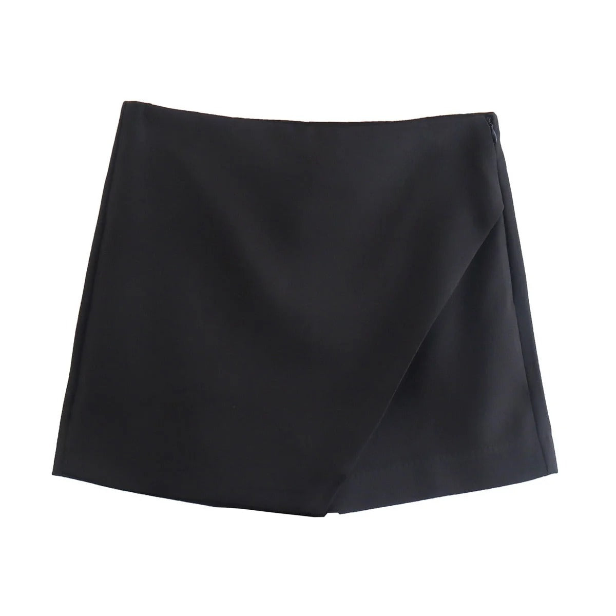 Jupe Femme Courte Élastique avec Fermeture Latérale