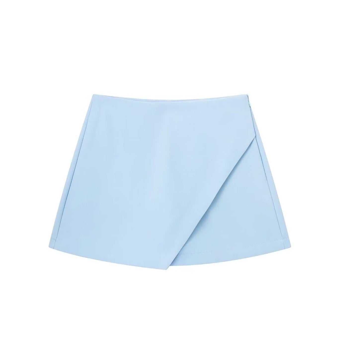 Jupe Femme Courte Élastique avec Fermeture Latérale