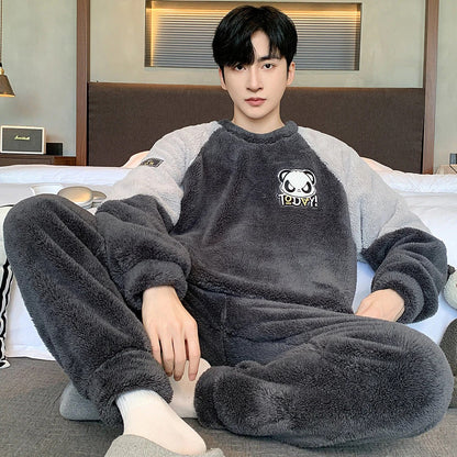 Pyjama Homme Hiver Chaud et Confortable - PanierRoyale