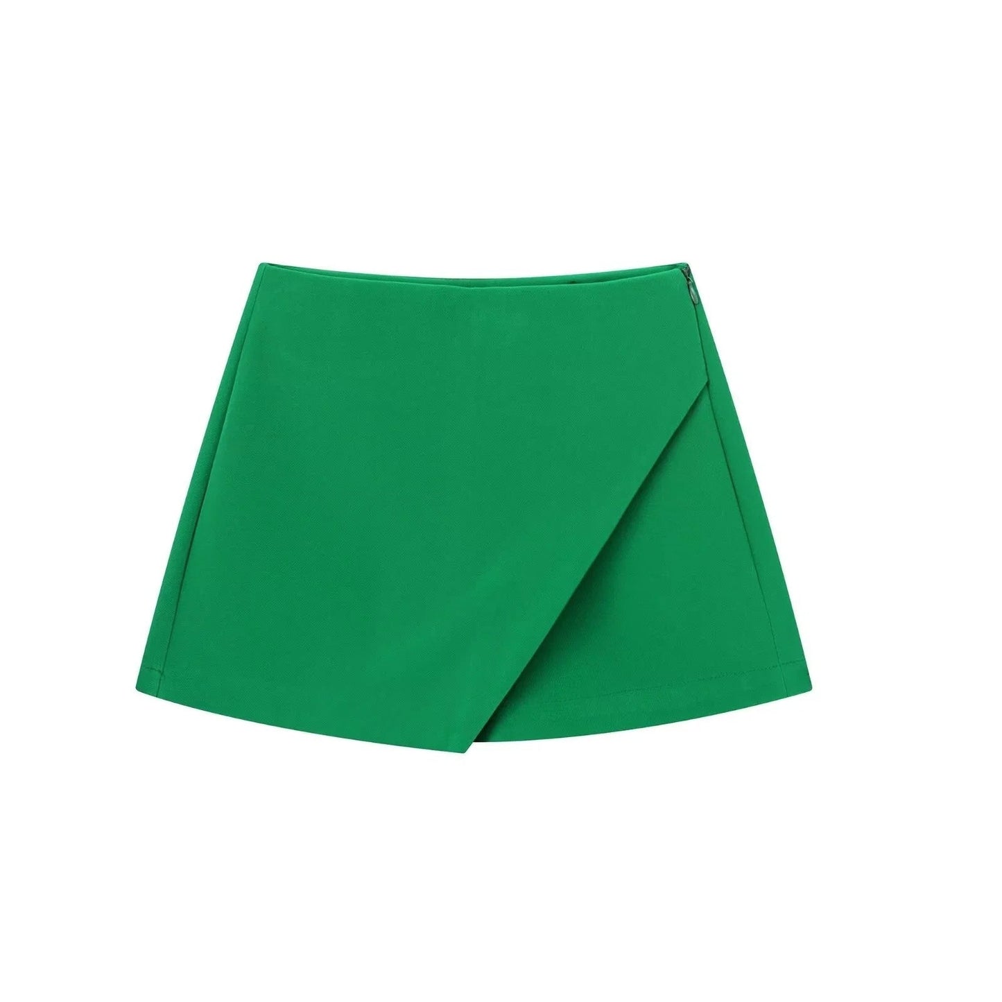 Jupe Femme Courte Élastique avec Fermeture Latérale