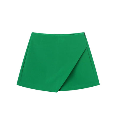 Jupe Femme Courte Élastique avec Fermeture Latérale