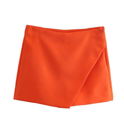 Jupe Femme Courte Élastique avec Fermeture Latérale